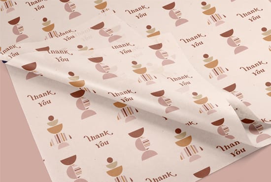 10 Tissue Paper Patterns Packaging Wrapping Paper Branding 