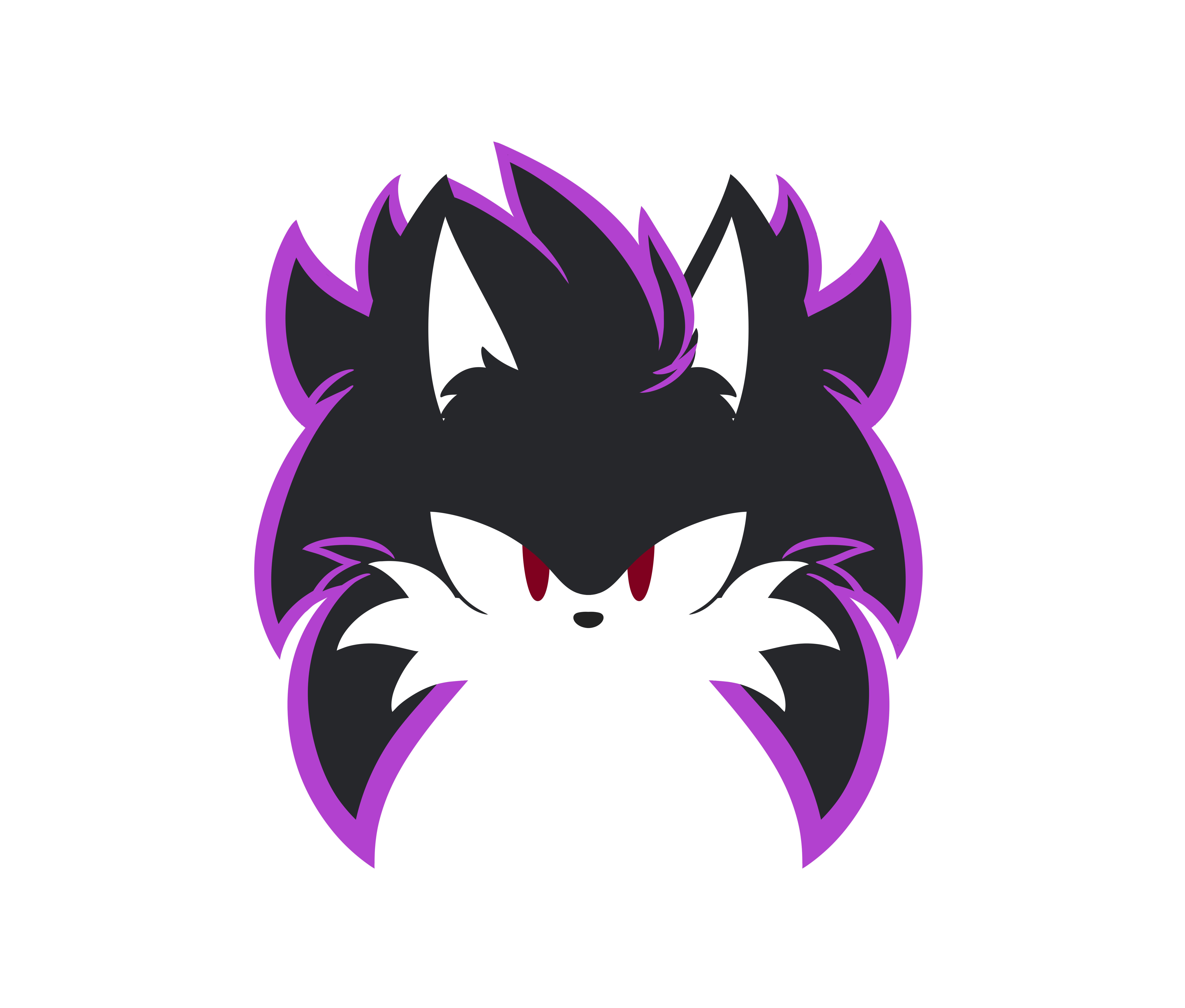 Sticker Sonic Black Shadow Vector Clipart, Shadow The Hedgehog