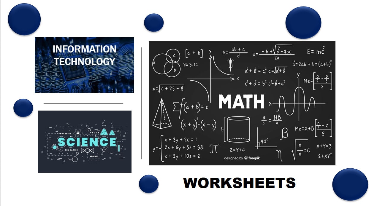 create maths science and information technology worksheets by kanchanazoe fiverr