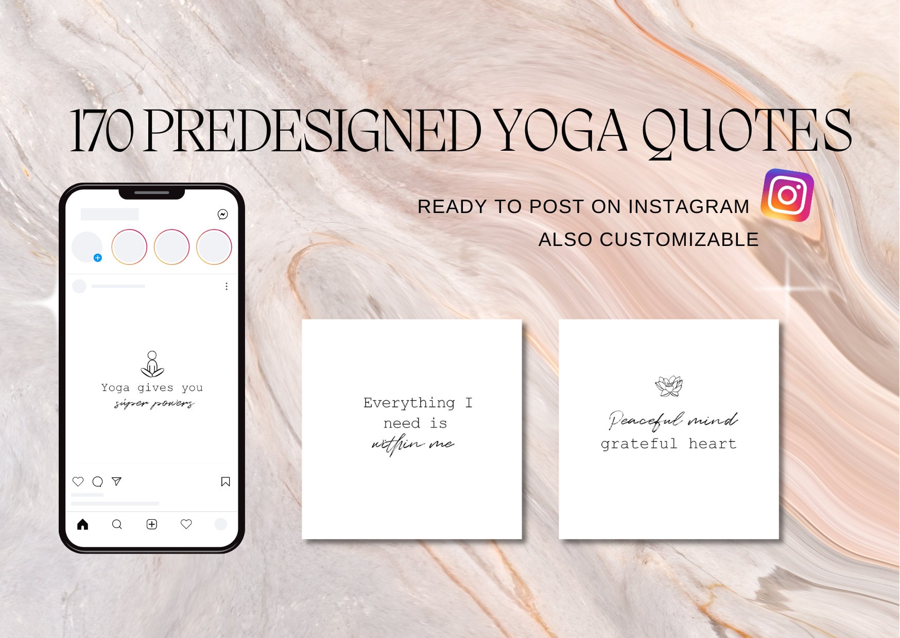 Give you 170 yoga and meditation quotes by Jydcreatives | Fiverr