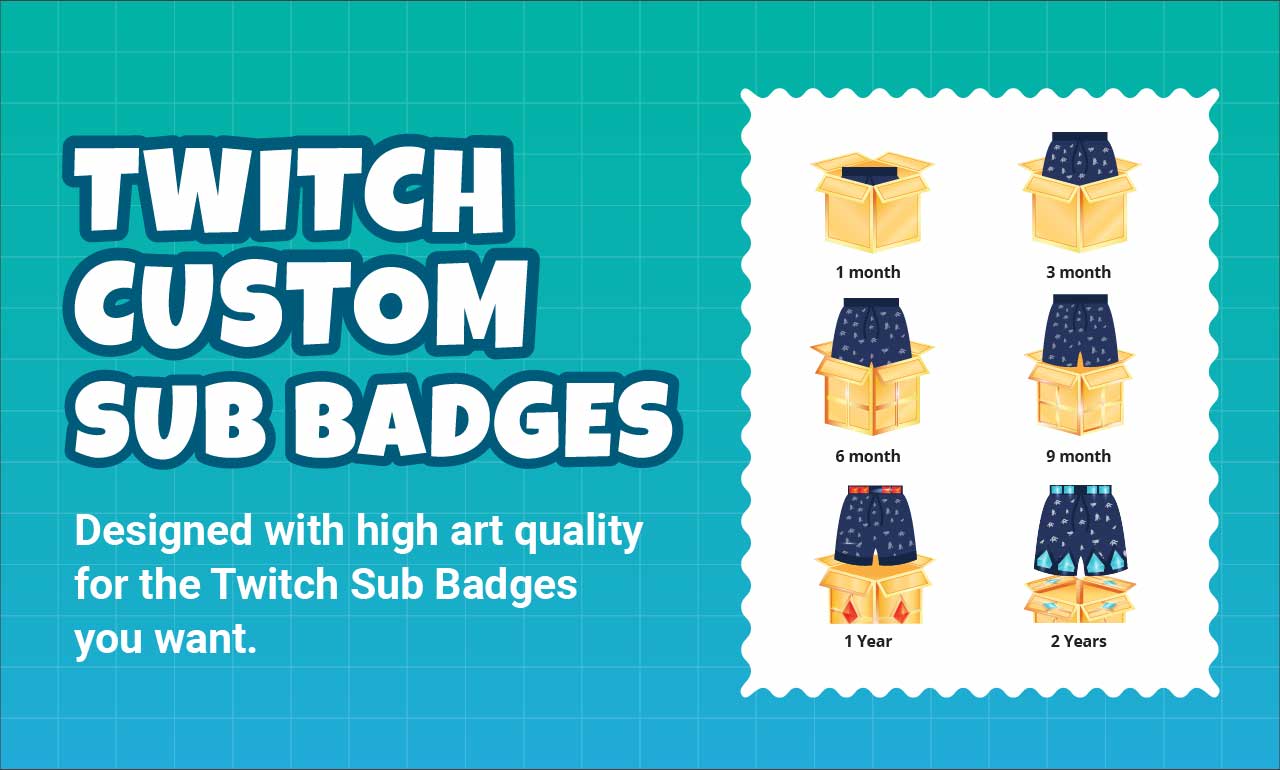 Twitch Sub Badge Makers (Free & Premium) - Design Hub