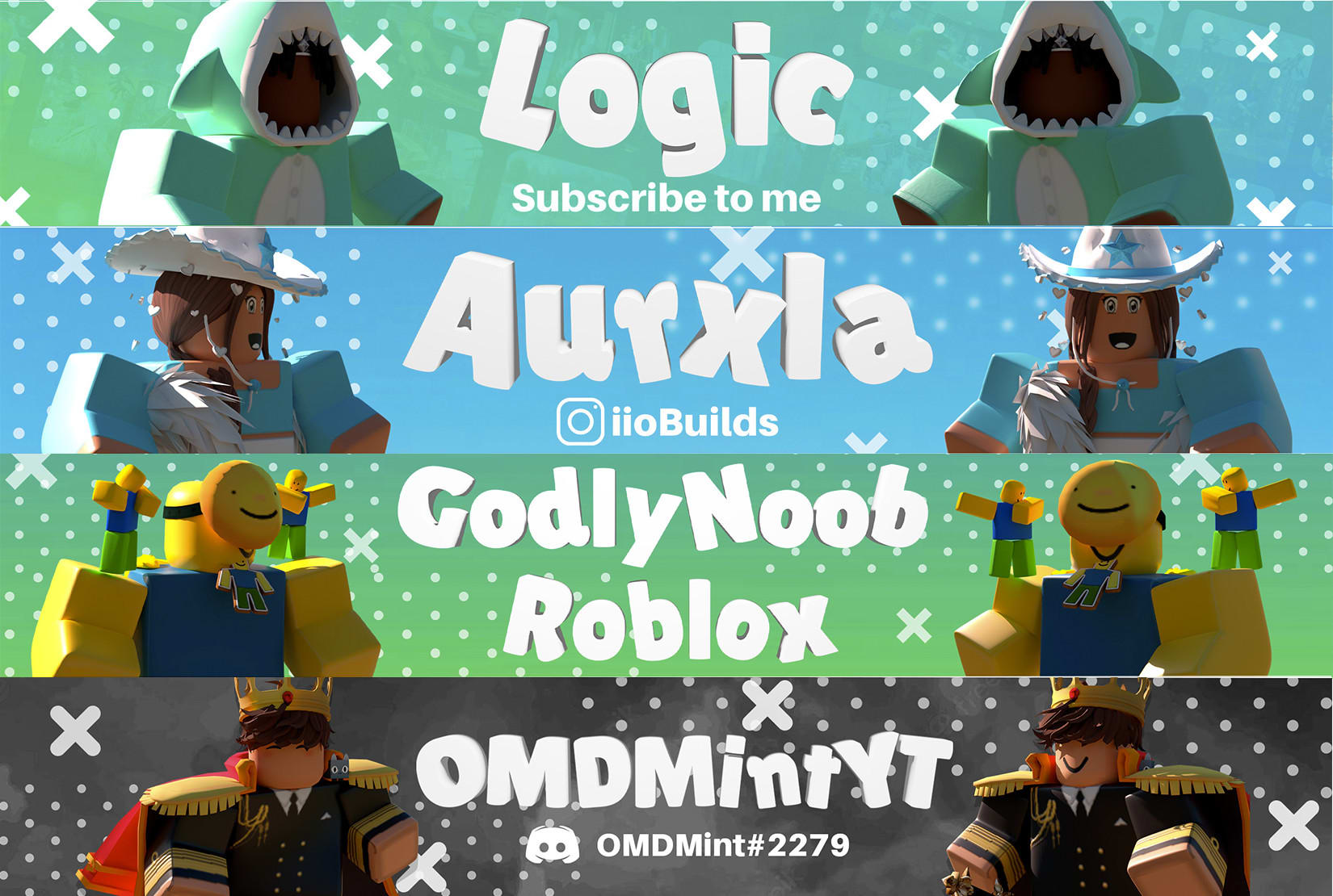 Create a great roblox banner for your  or twitter by Victoorg