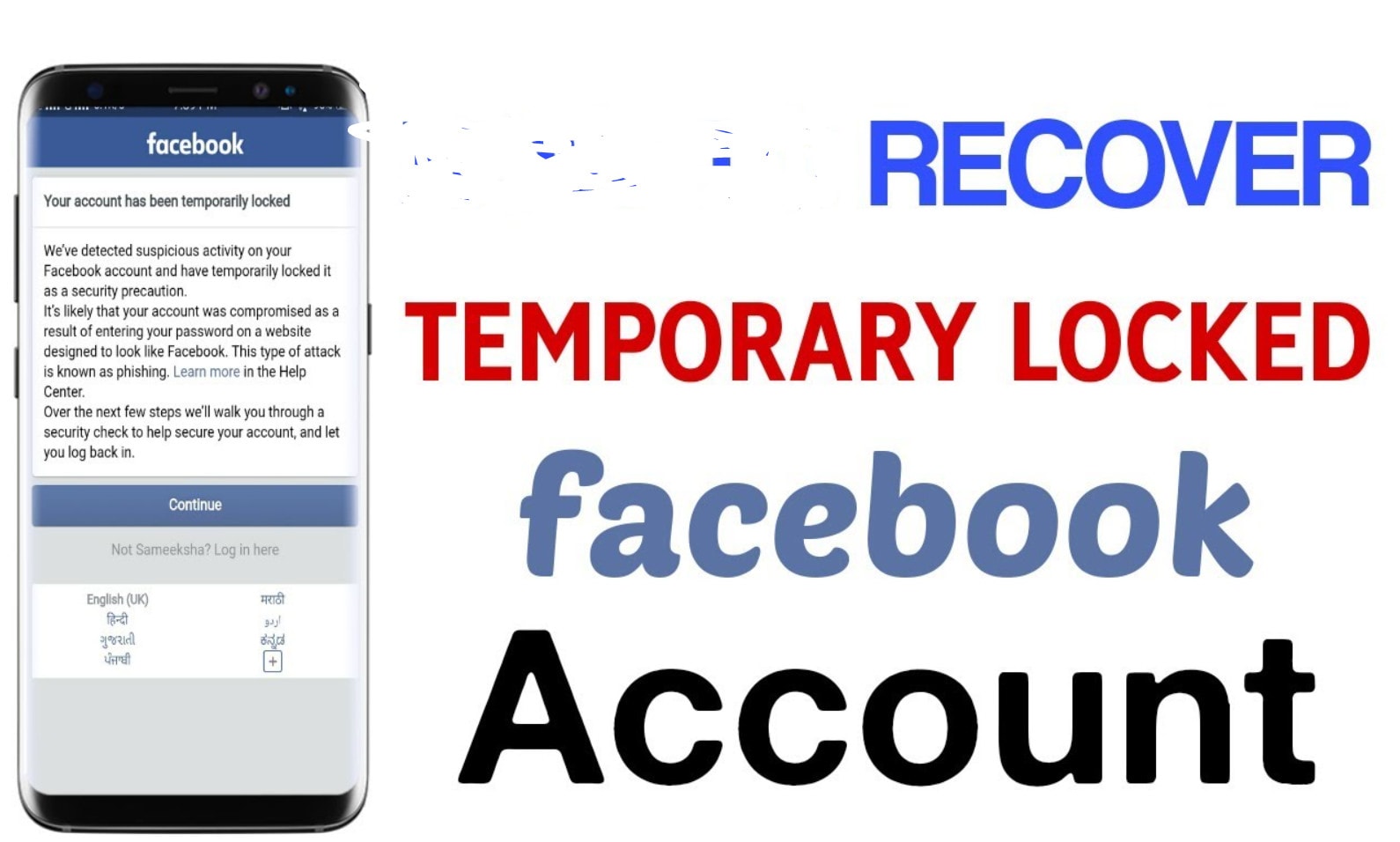 Remove temporarily blocked from facebook, restriction removal by