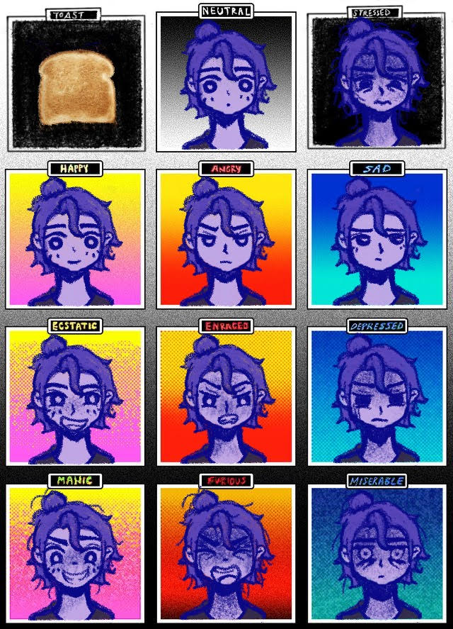 Omori Emotion Chart : r/OMORI