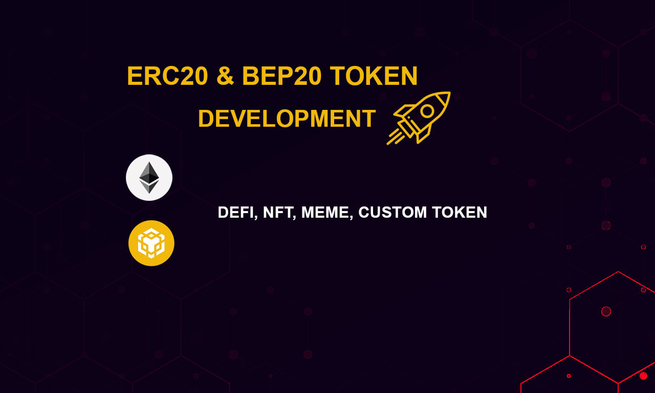 Create erc20, bep20 token and smart contract by Apcode | Fiverr