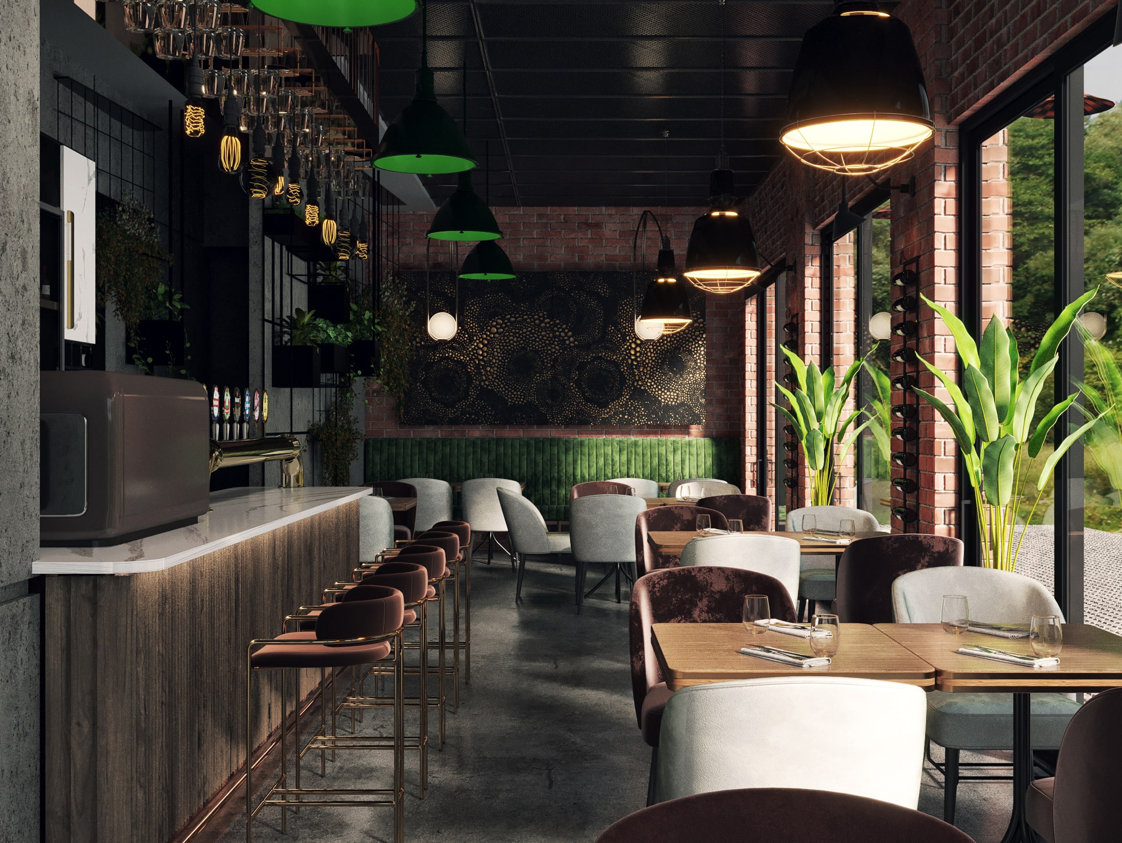 Design Model And Render Your Bar And Restaurant Interior 