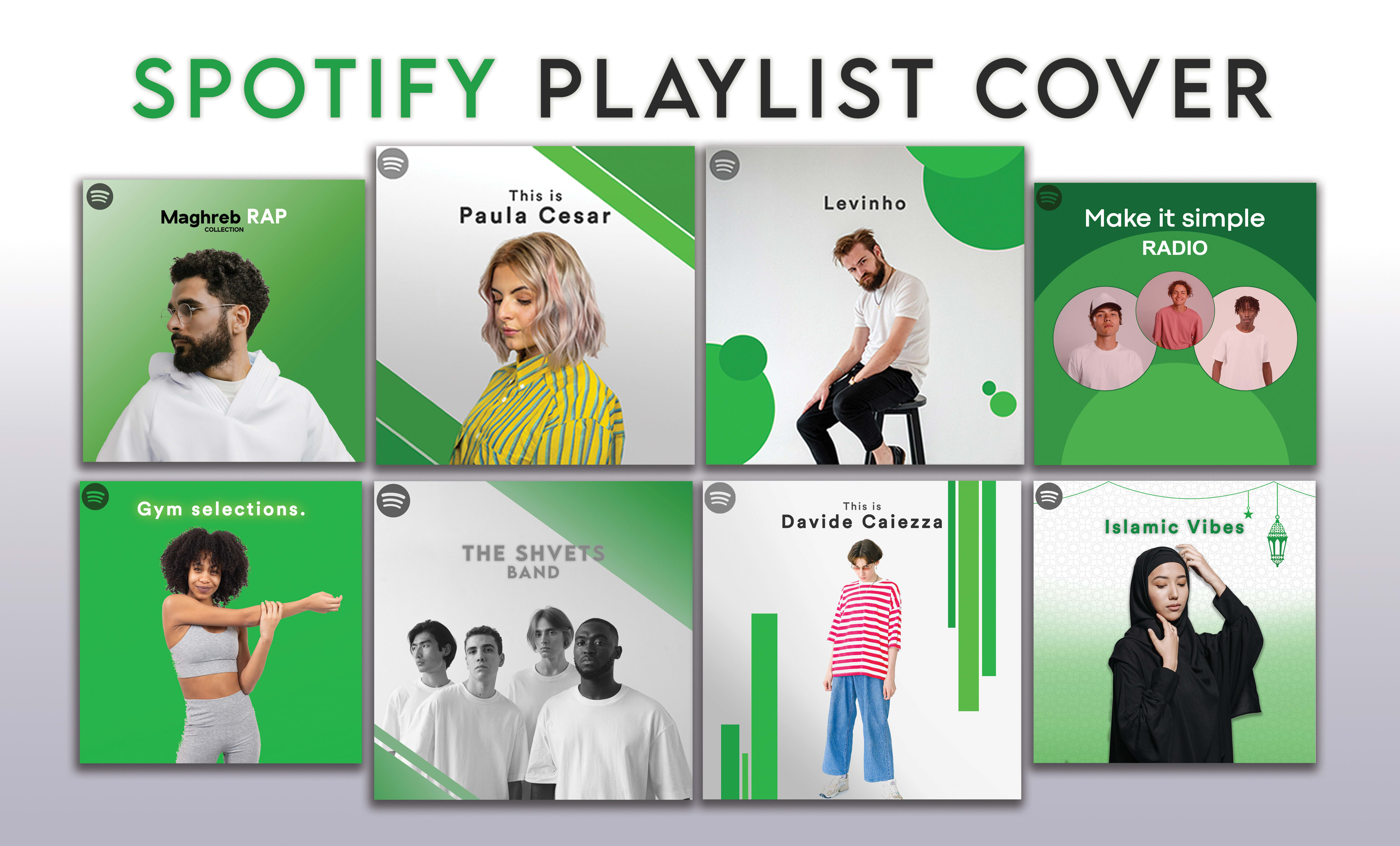 do modern playlist cover art for spotify