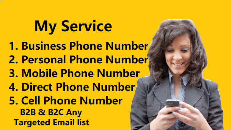 Women cell phone numbers