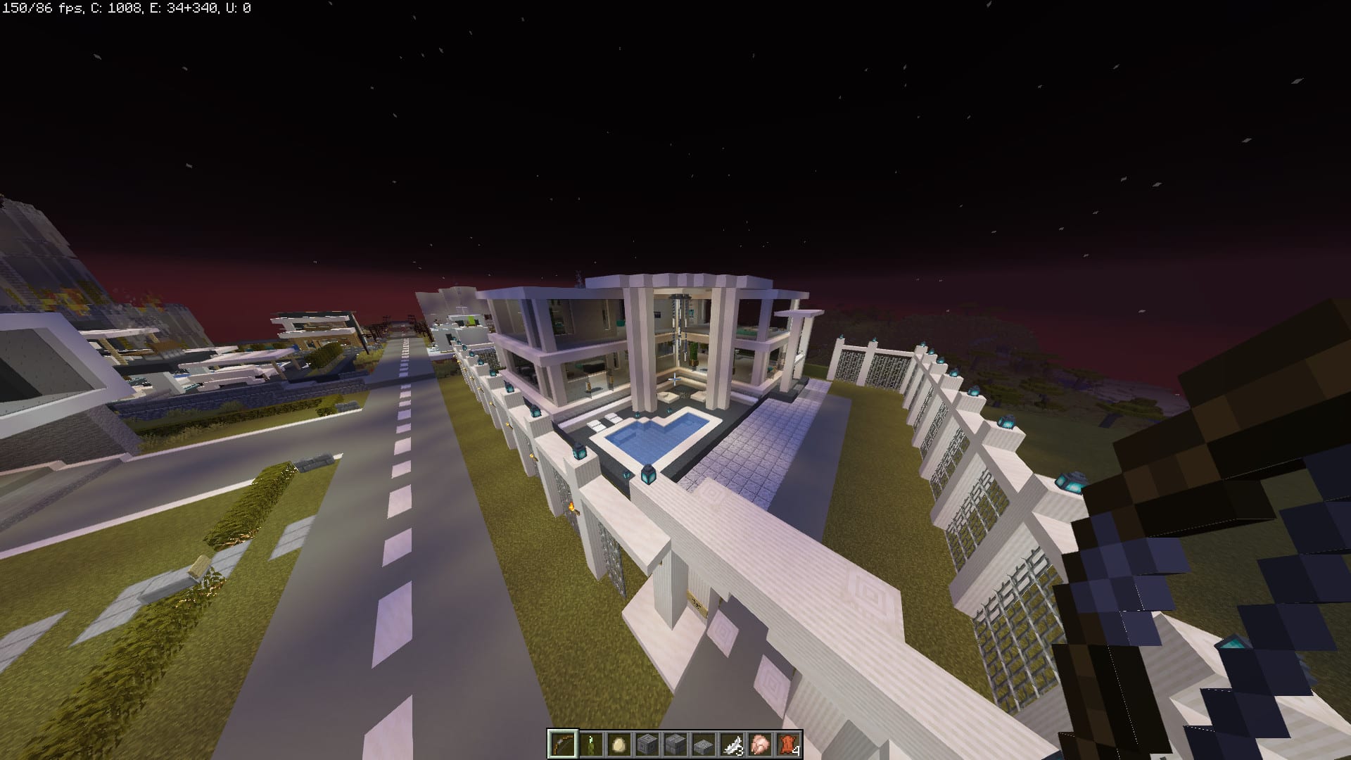 Minecraft modern, Minecraft houses, Modern minecraft houses