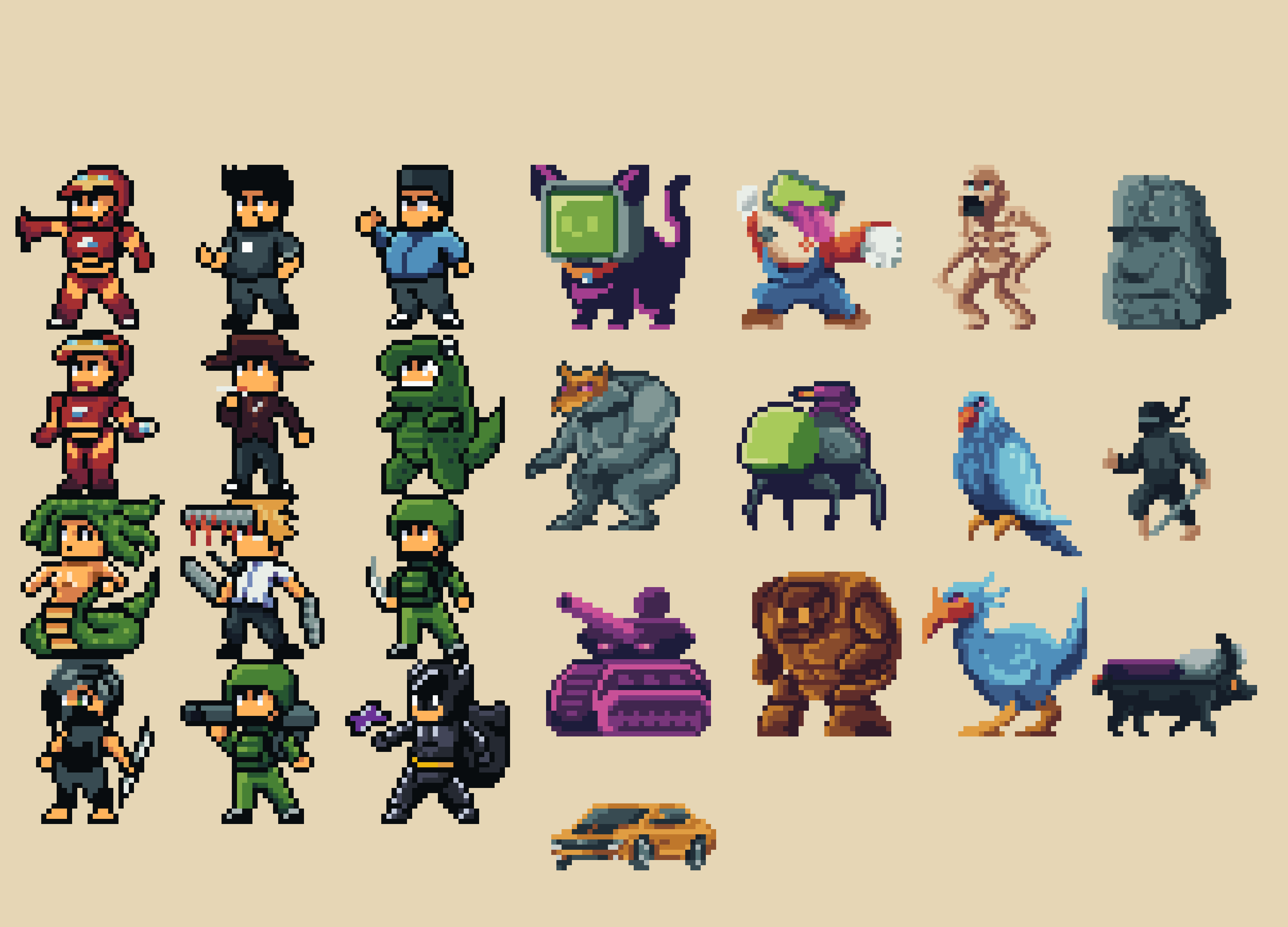 Pixel Character Creator Koala Bear Pixel Art – BRIK