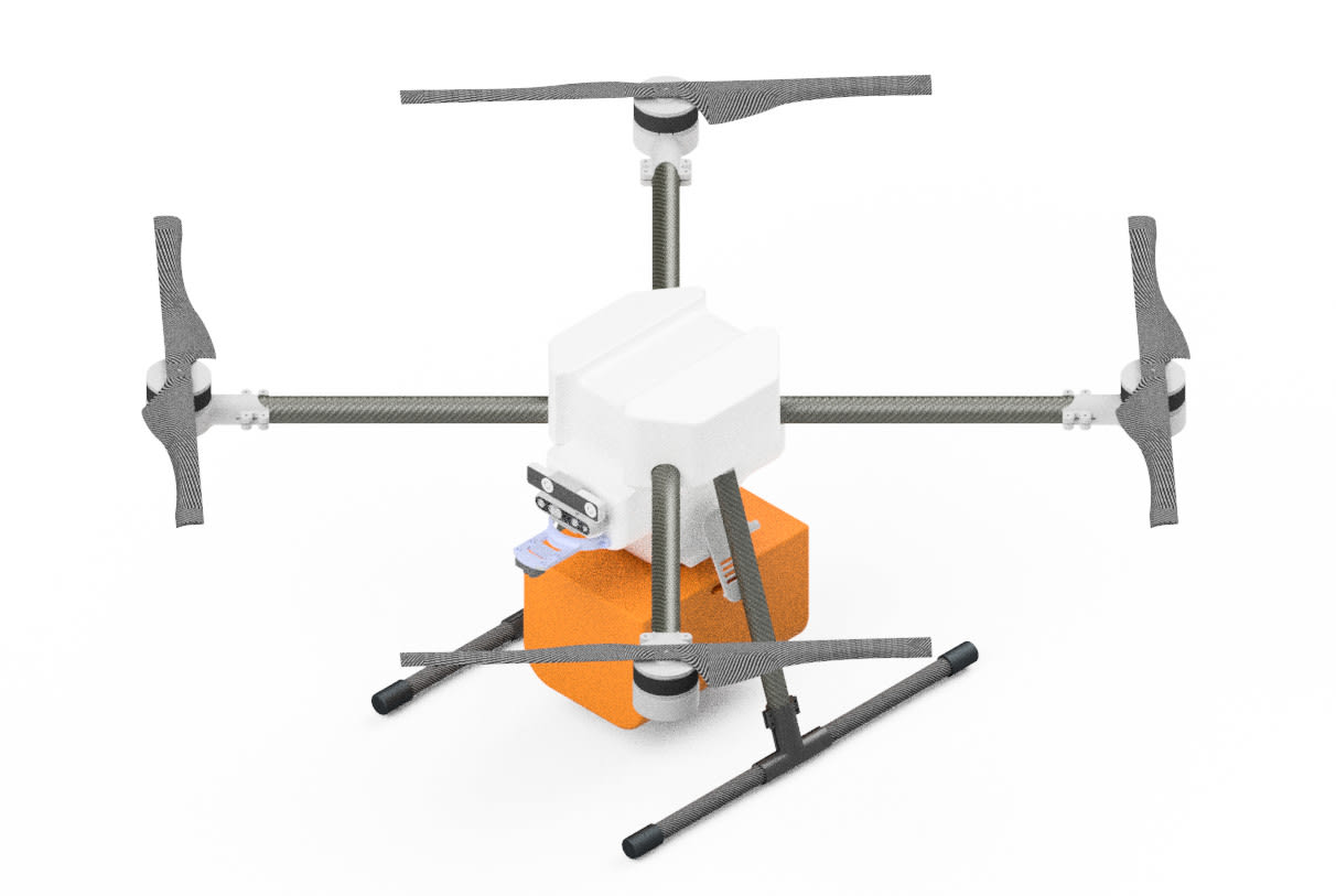 haze Sculptor Invite Create 3d cad delivery drone model by Nailil77 | Fiverr
