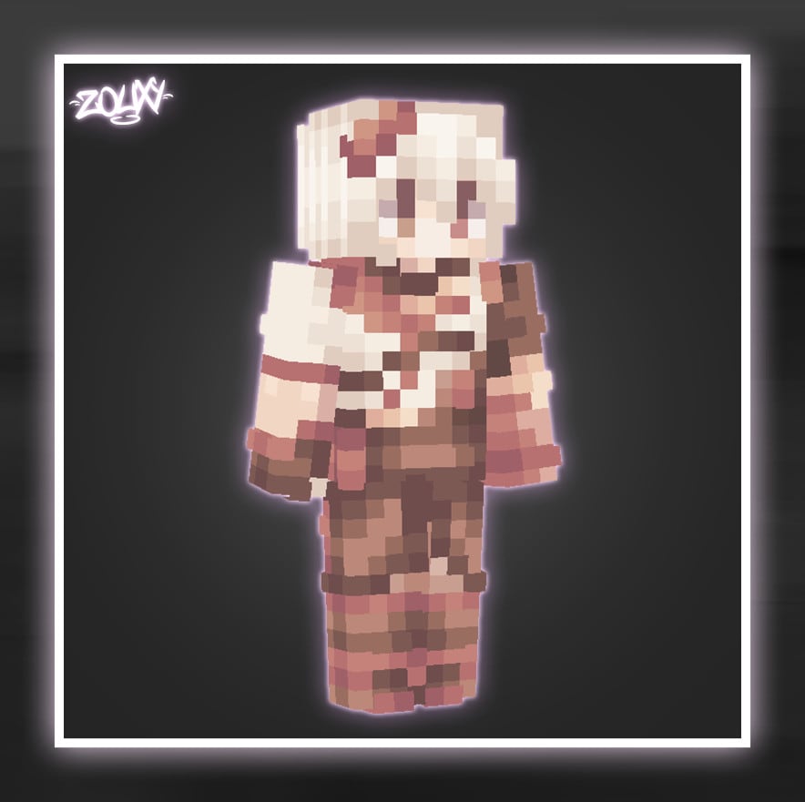 Make you the best custom minecraft skin for low price by Avethea