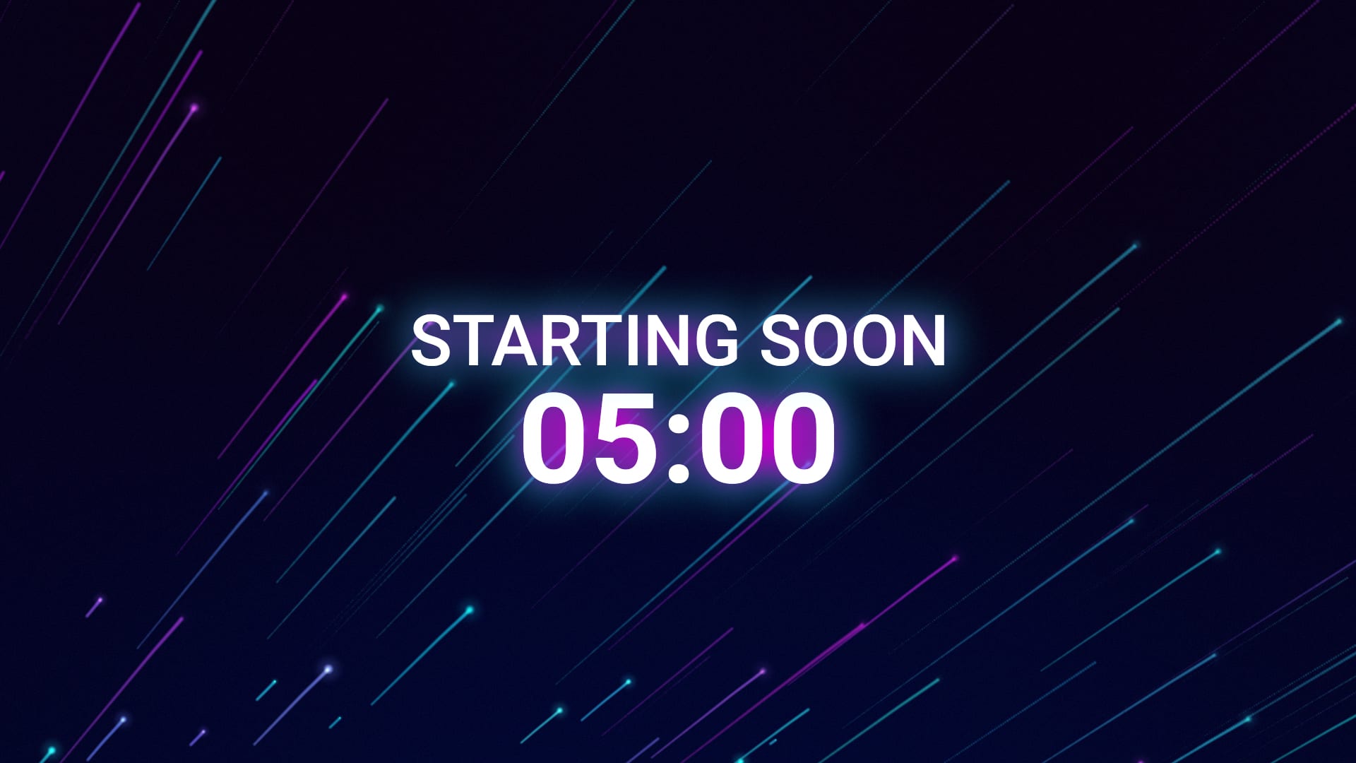 Create countdown timer video for live stream by Endru99
