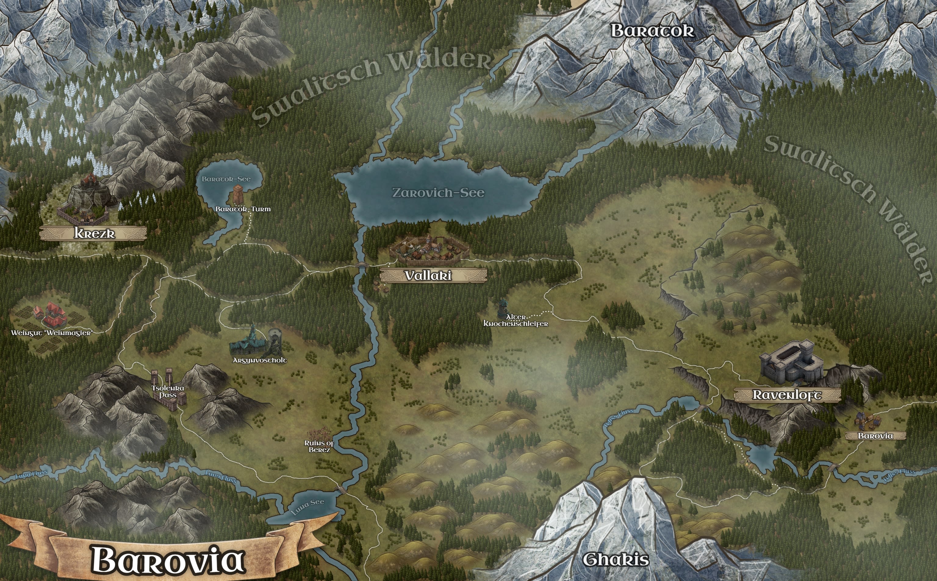 niveles del mapa de lotro