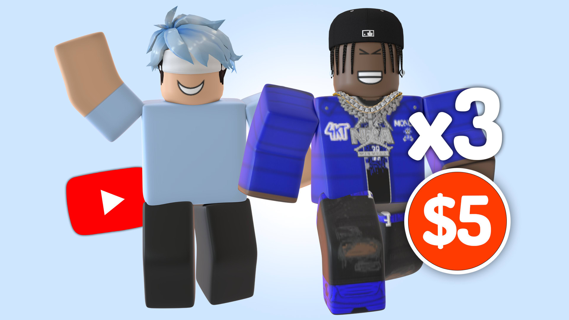 Make you a roblox 3d hd gfx out of your roblox avatar by Robloxmakerr