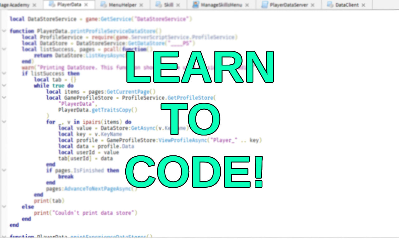 Teach you how to code and make a roblox game by Dominicvalerio | Fiverr