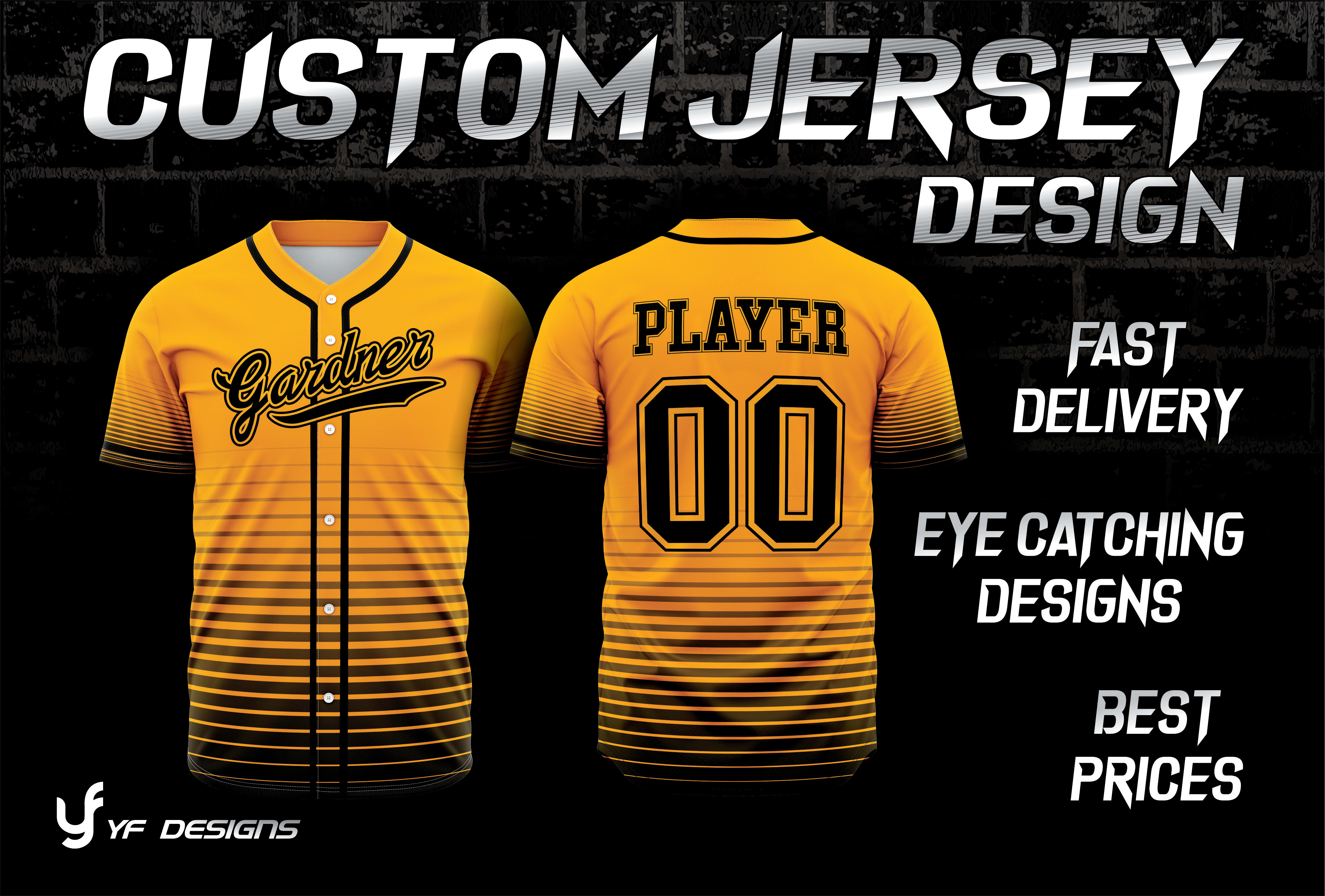 Design custom sublimation softball jersey or uniform by Yaseen6151173