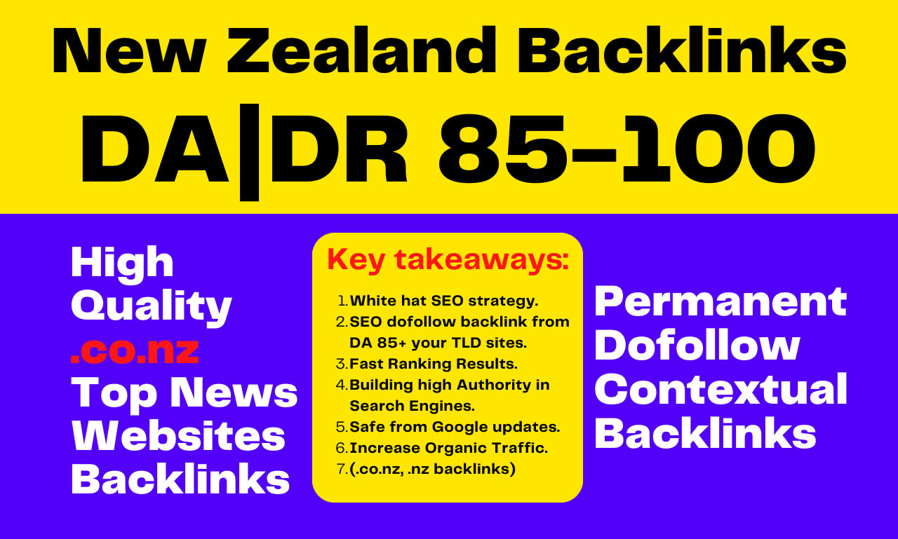 Boost New Zealand SEO with High-Quality Dofollow New Zealand Backlinks