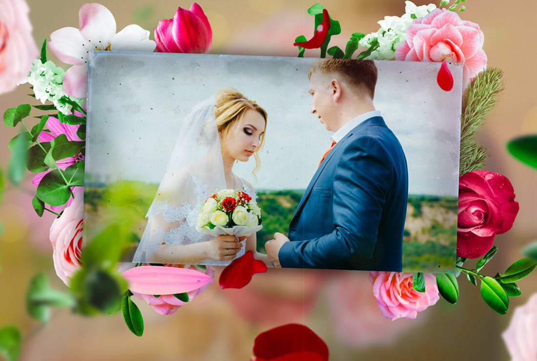 Create wedding slideshow video or any photo slideshow video by