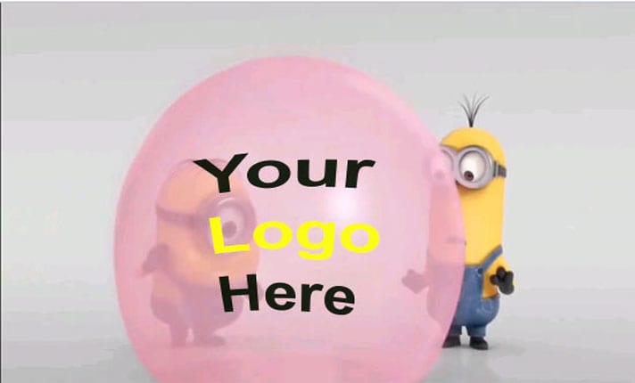 Plantilla de logotipo de Minion de Despicable Me