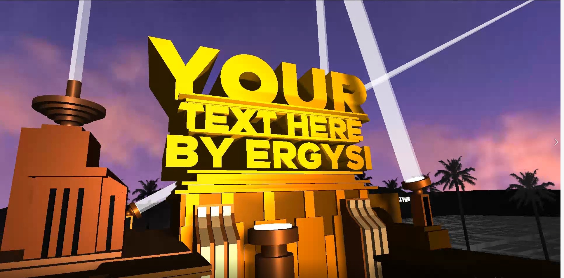 Make a 20th century fox intro with your text by Designosaur187