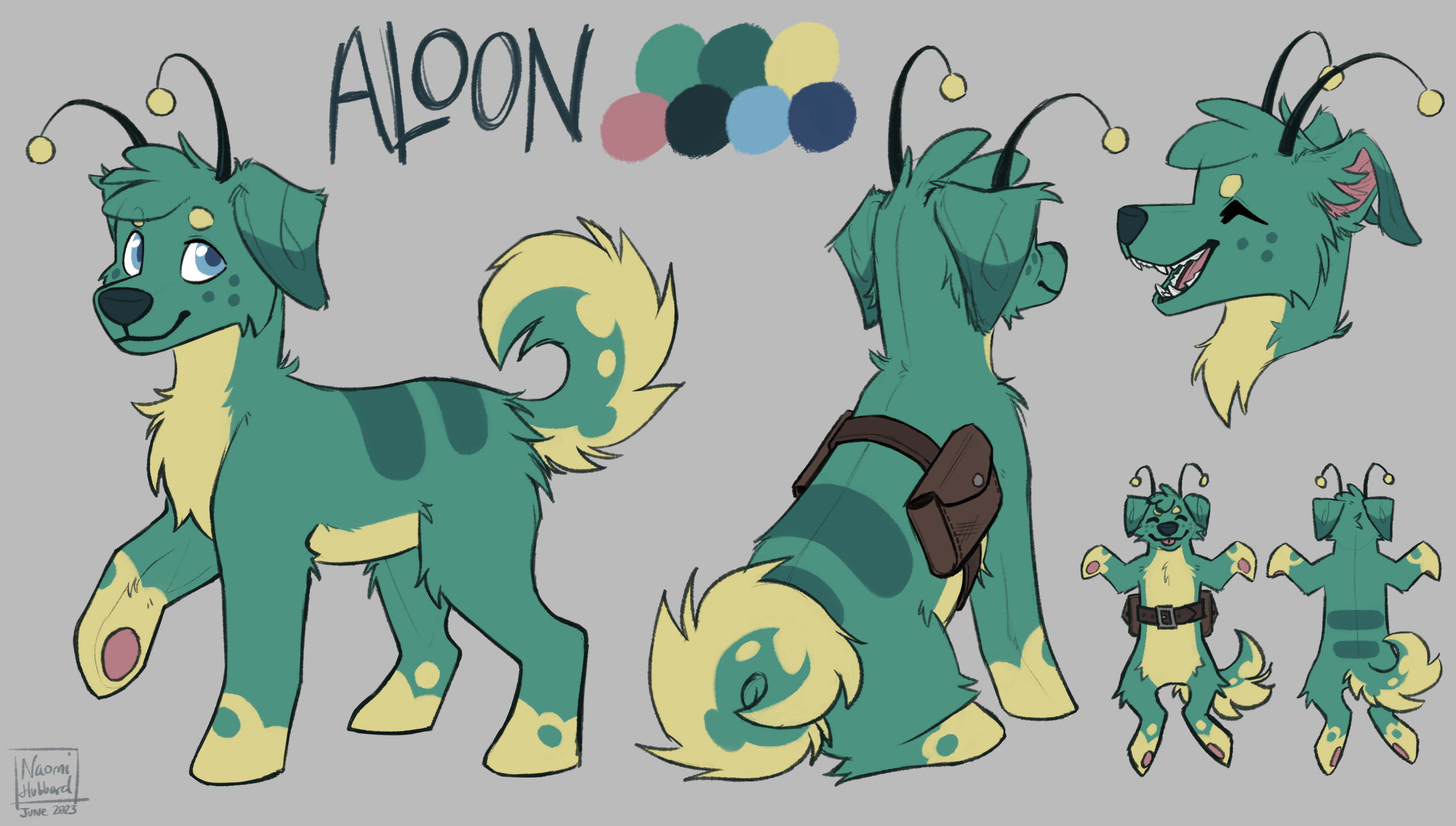 create a reference sheet for any character