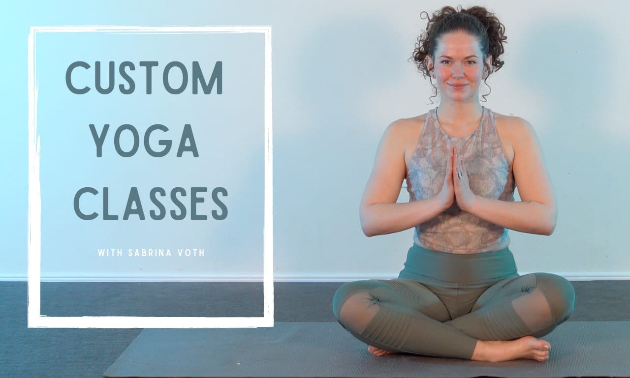 Create a customized instructional yoga class video for you by