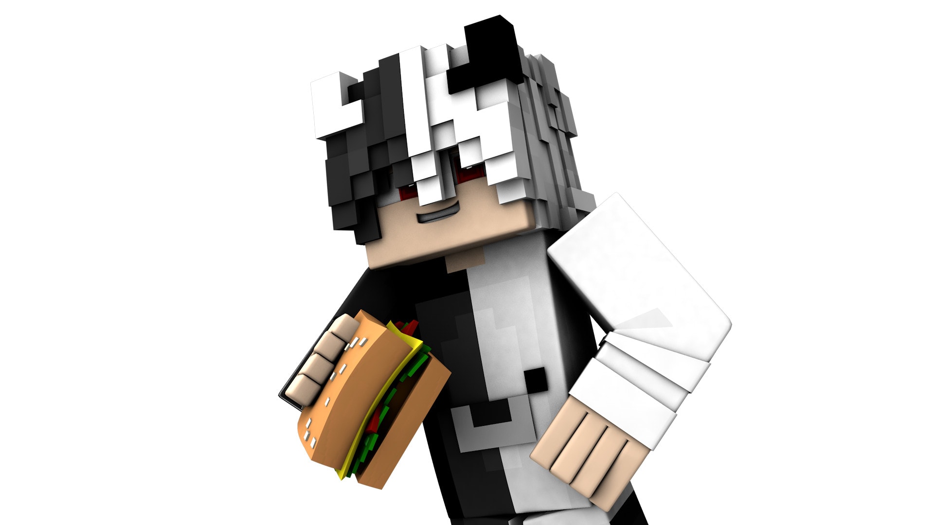 I want to render The Minecraft skin with that block for a Profile