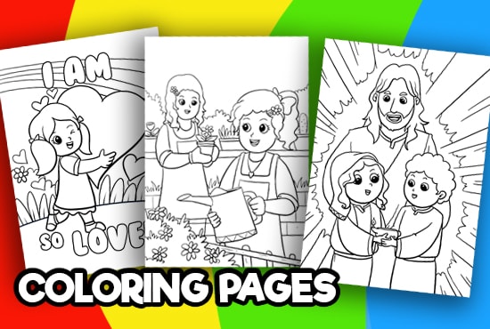 Download Draw Coloring Pages For Kids And Children By Irkurniadi Fiverr