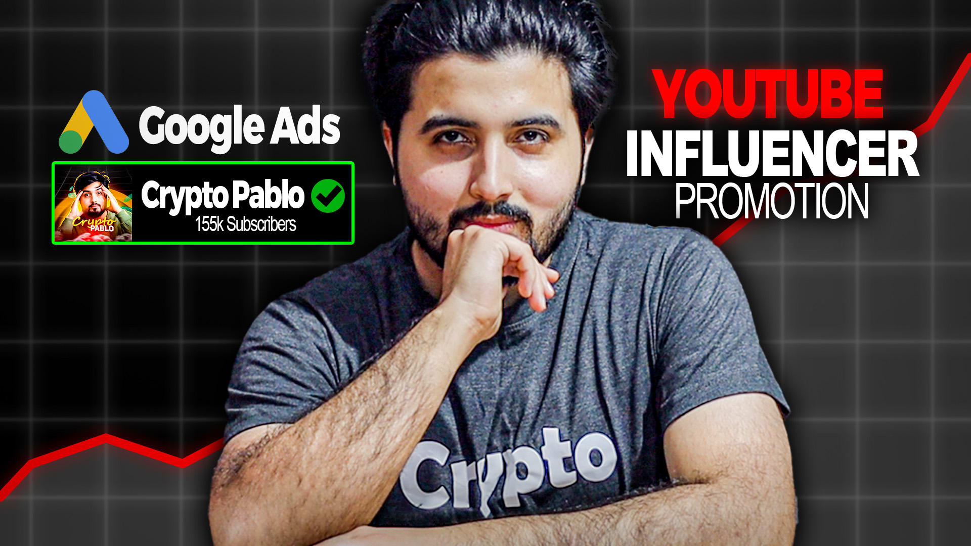 Do crypto youtube promotion on my 150k verified channel by Nisar_hussain |  Fiverr