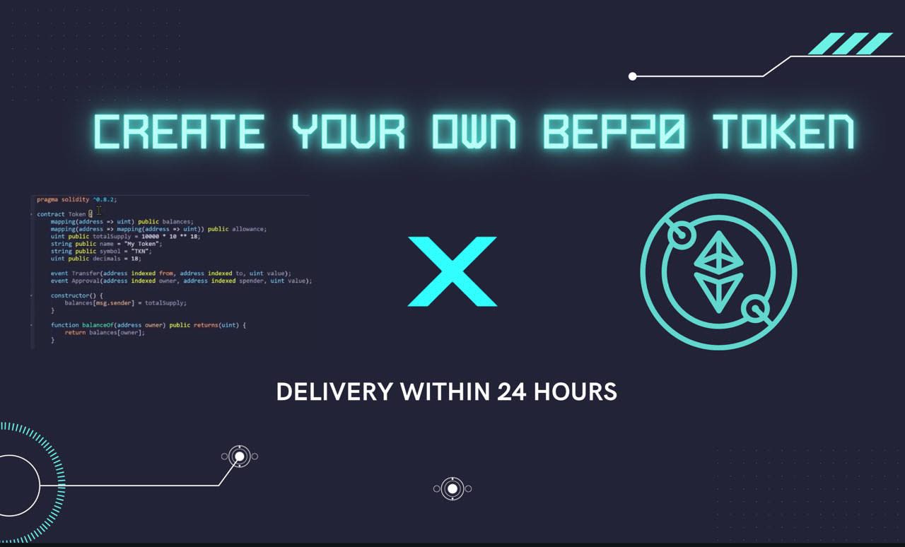 Create a crypto token on bsc, polygon or evm blockchains by Maxcrypto000 |  Fiverr