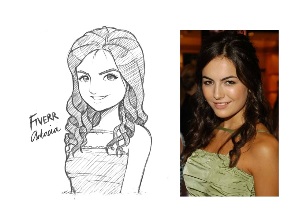 Draw a cartoon pencil sketch of your photo by Artacia | Fiverr Draw a cartoon pencil sketch of your photo by Artacia | Fiverr