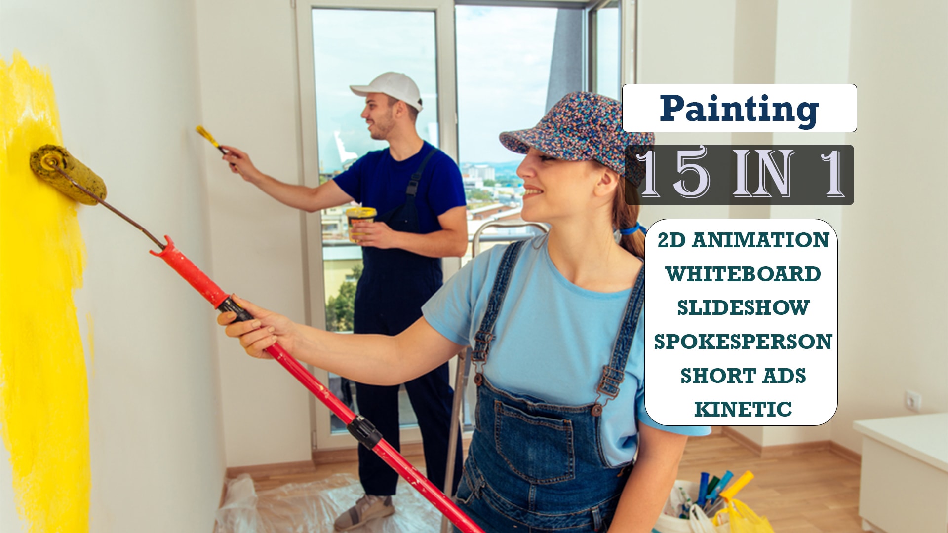 Make painting contractor or painter services promo video ad by Mosfaqur3 Fiverr