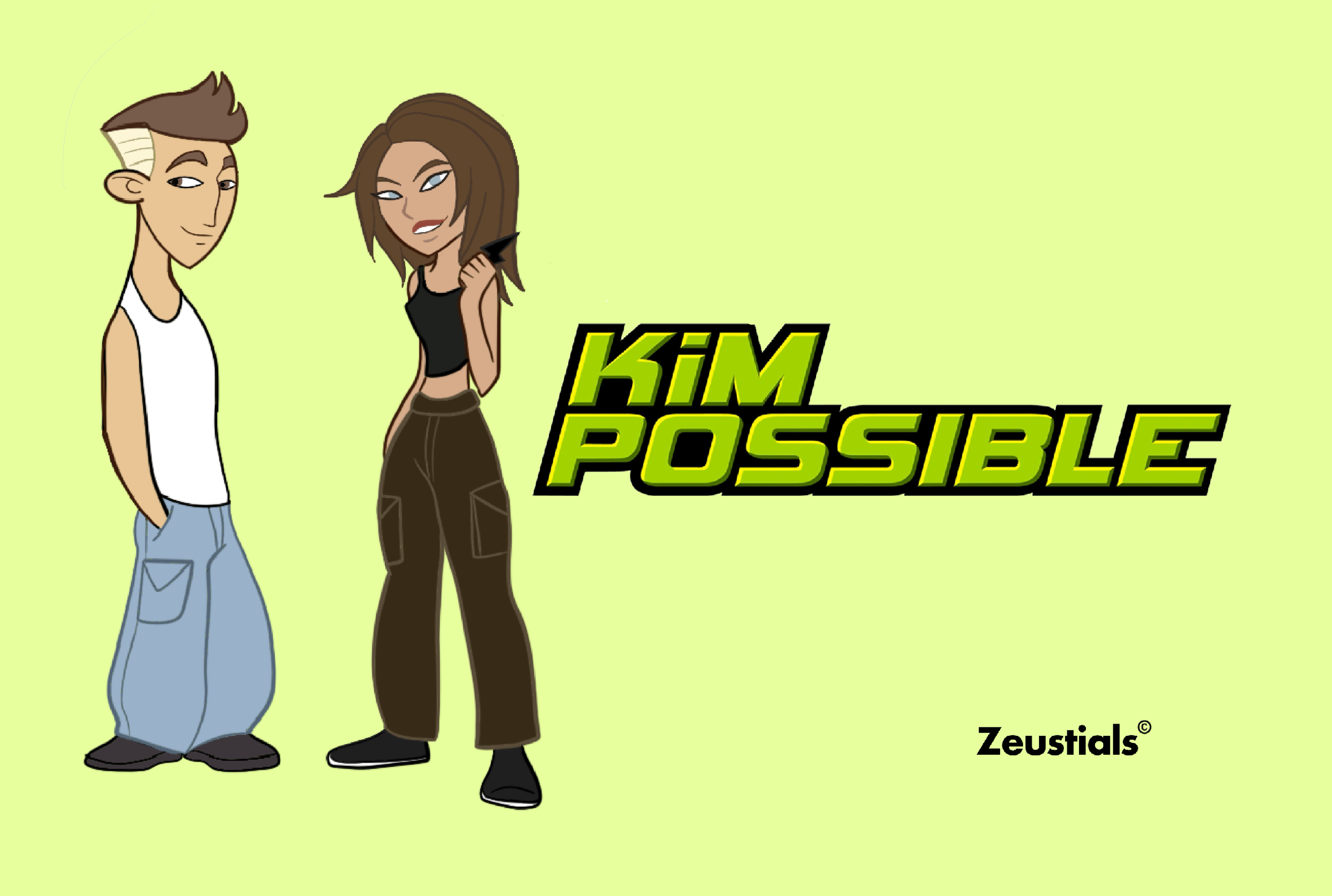 disegnati in stile kim possible