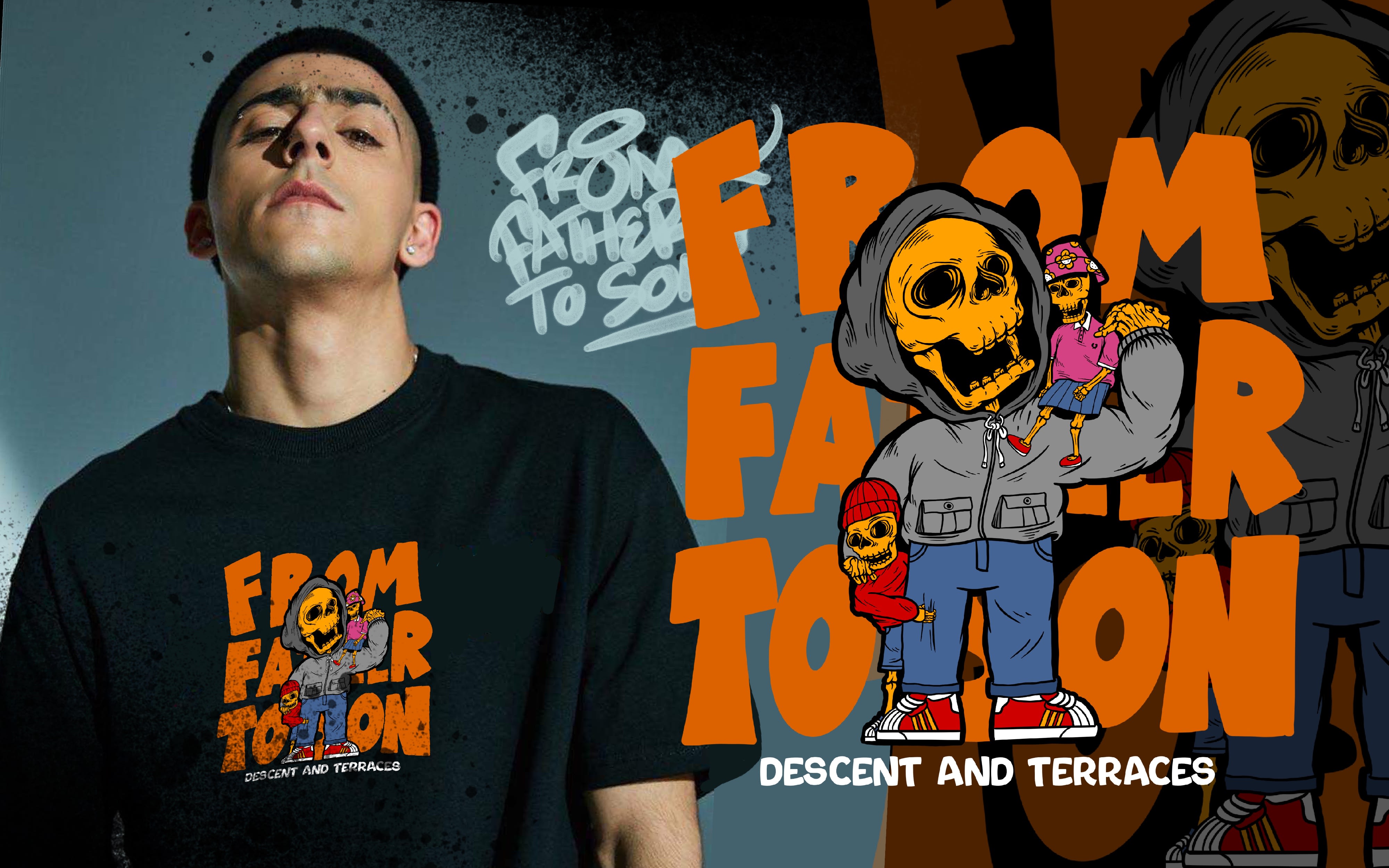 Draw football fans cartoon for clothing and merchindise by Yudaprasetiya |  Fiverr