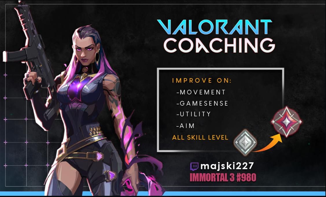 Be your valorant coach and aim trainer same day by Romeasy