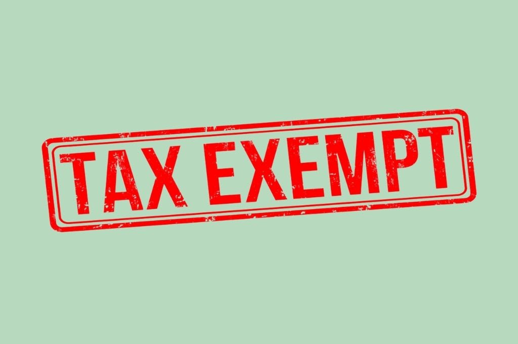 Tax exempt. Tax exempt