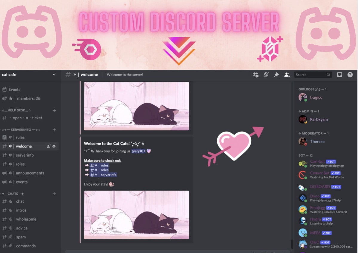 how to make an aesthetic webhook on discord 🌿