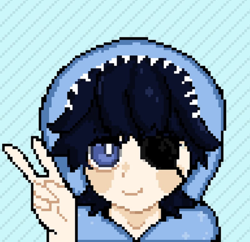 Draw you or your sona oc fursona cute pixelart pfp discord by ...