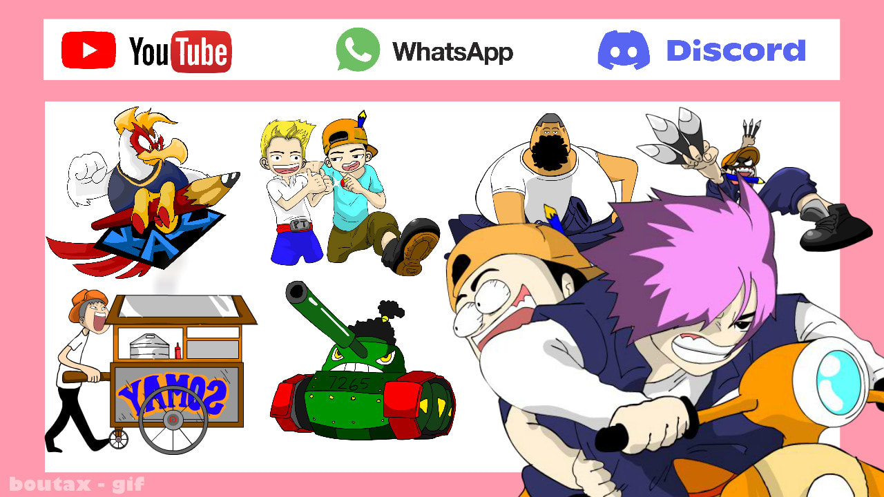 Make a gif of anime, chibi, elemental forces, or whatever by Boutax | Fiverr