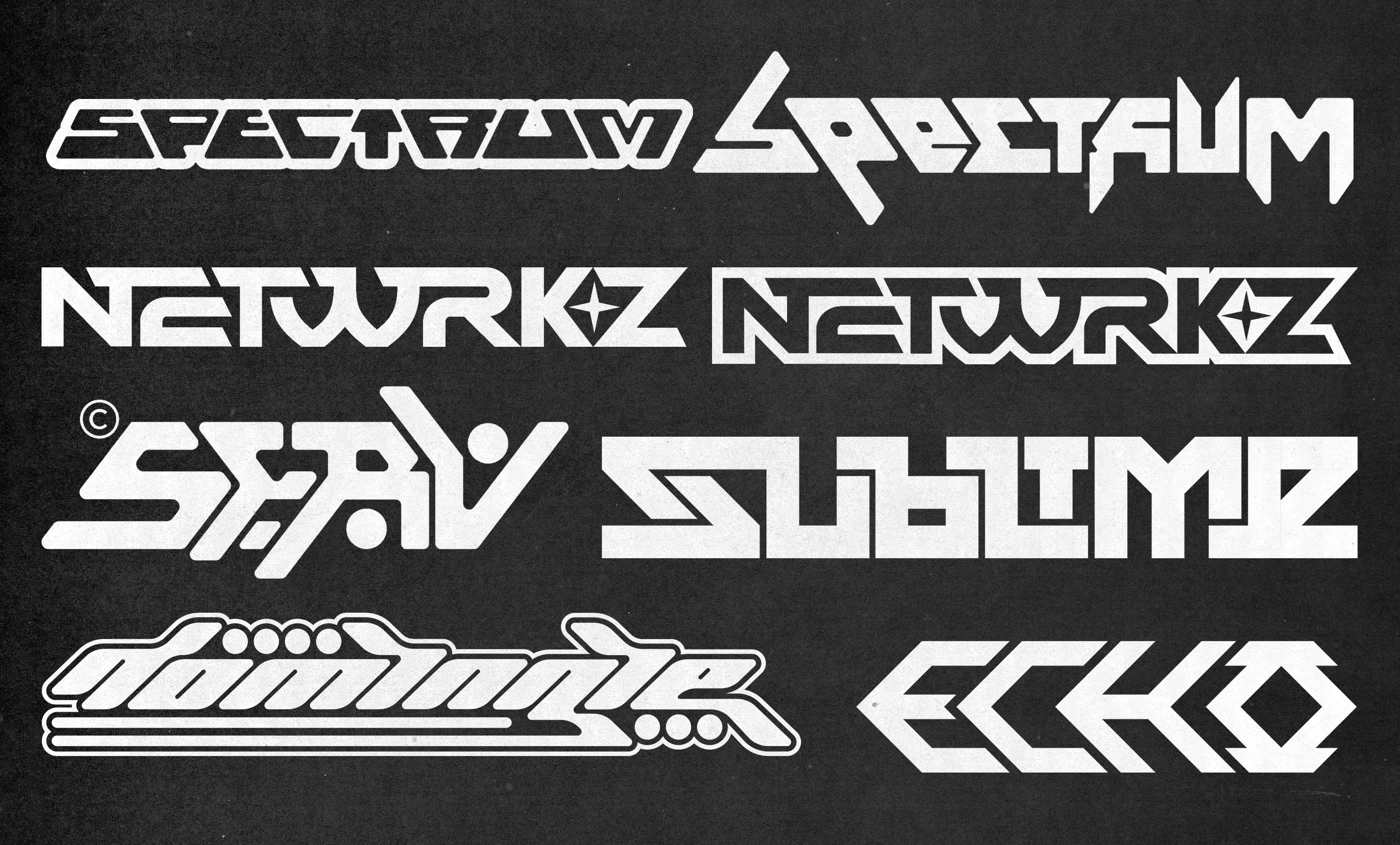 Cybergame - Cyberpunk, Tech, Y2K font