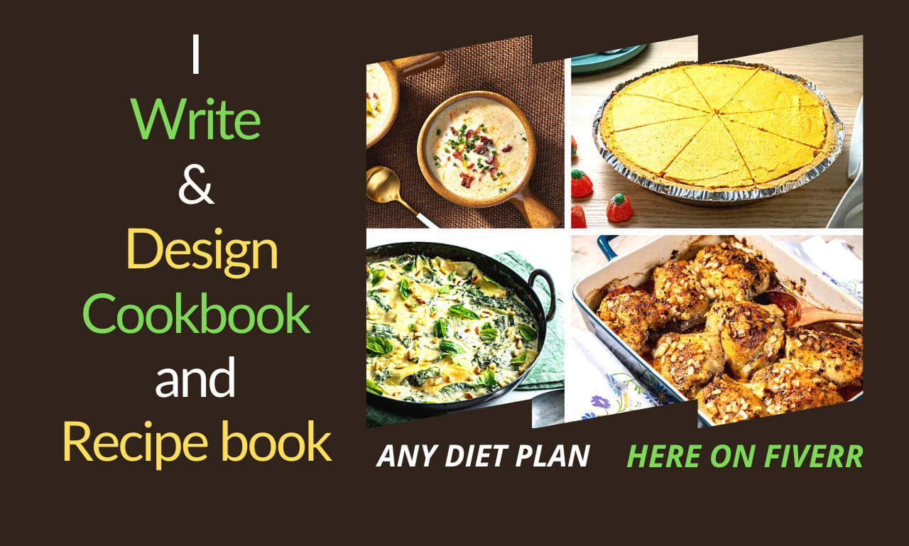 Write And Design Custom Recipe Book Cookbook And Ebook By Nora Seo Fiverr