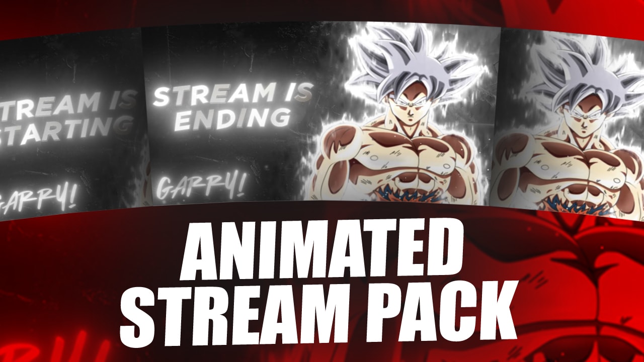 Make animated anime stream packs and overlays by Haroon_psd_ | Fiverr