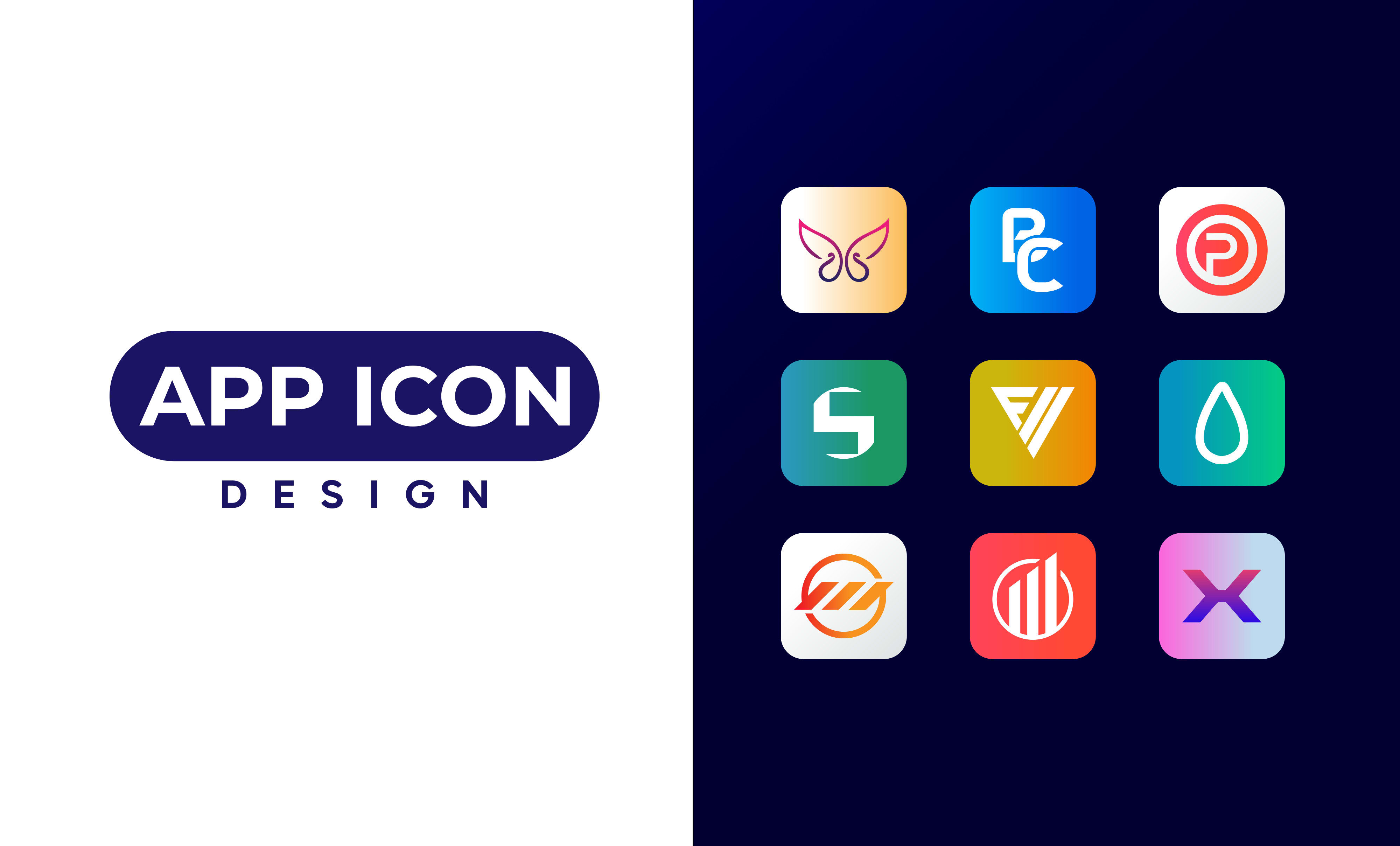 Create a custom app icon and logo for mobile apps by Mdhasib360 | Fiverr, image size:4000x2416