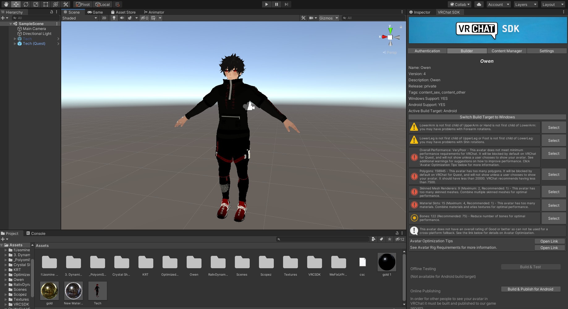 teach you how to upload a vrchat avatar in unity