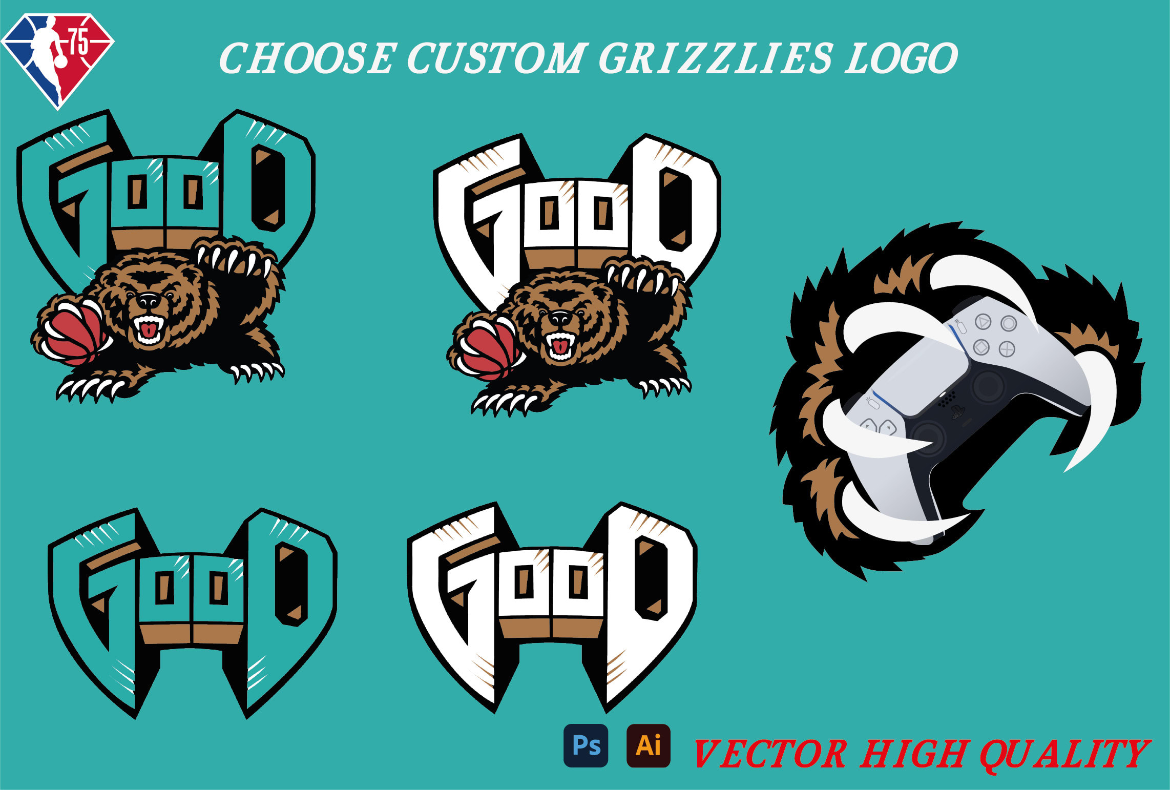 Based on Vancouver Grizzlies: Incredible Memphis Grizzlies Concepts