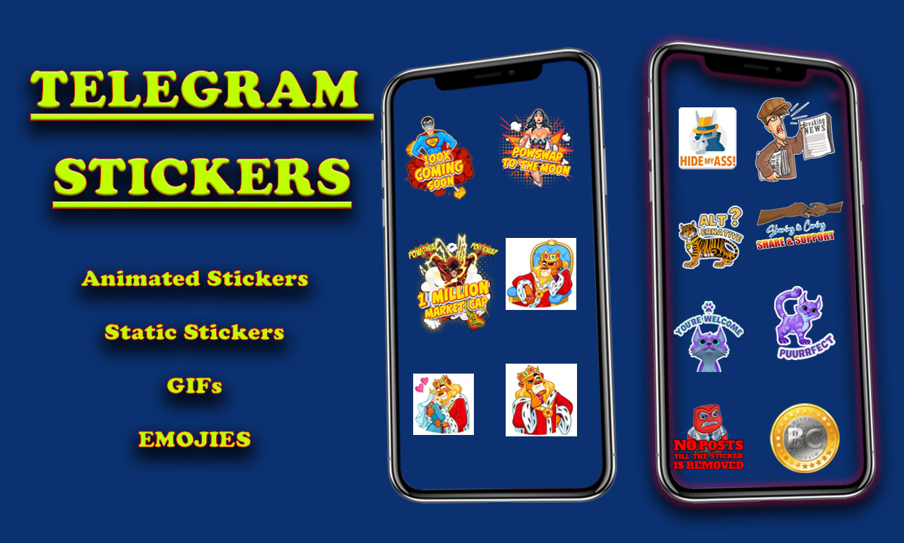 Create animated stickers emoji and gif for whatsapp telegram or social  media by Erumjunaid