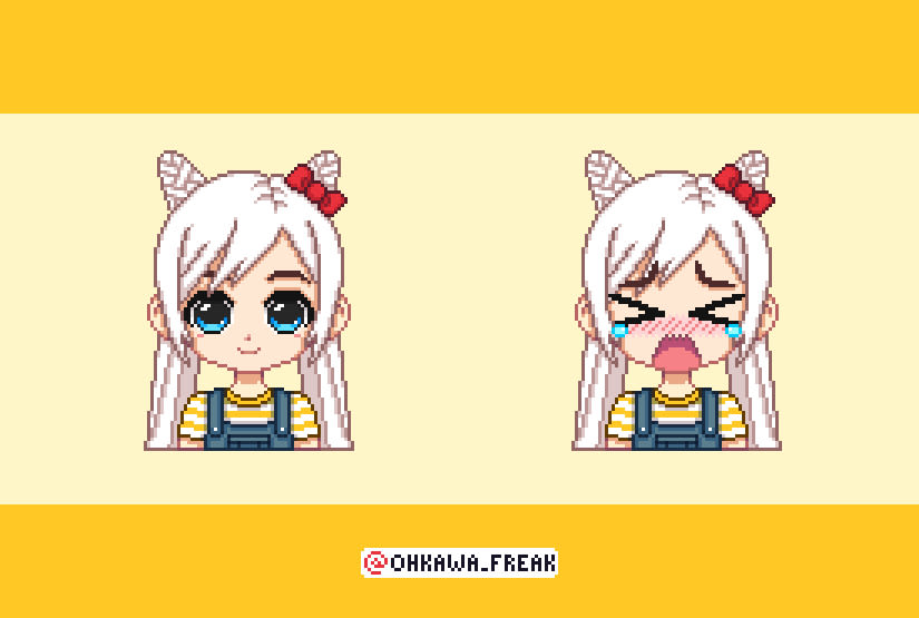 Pixel girl (avatar) - Animated Discord Pfp