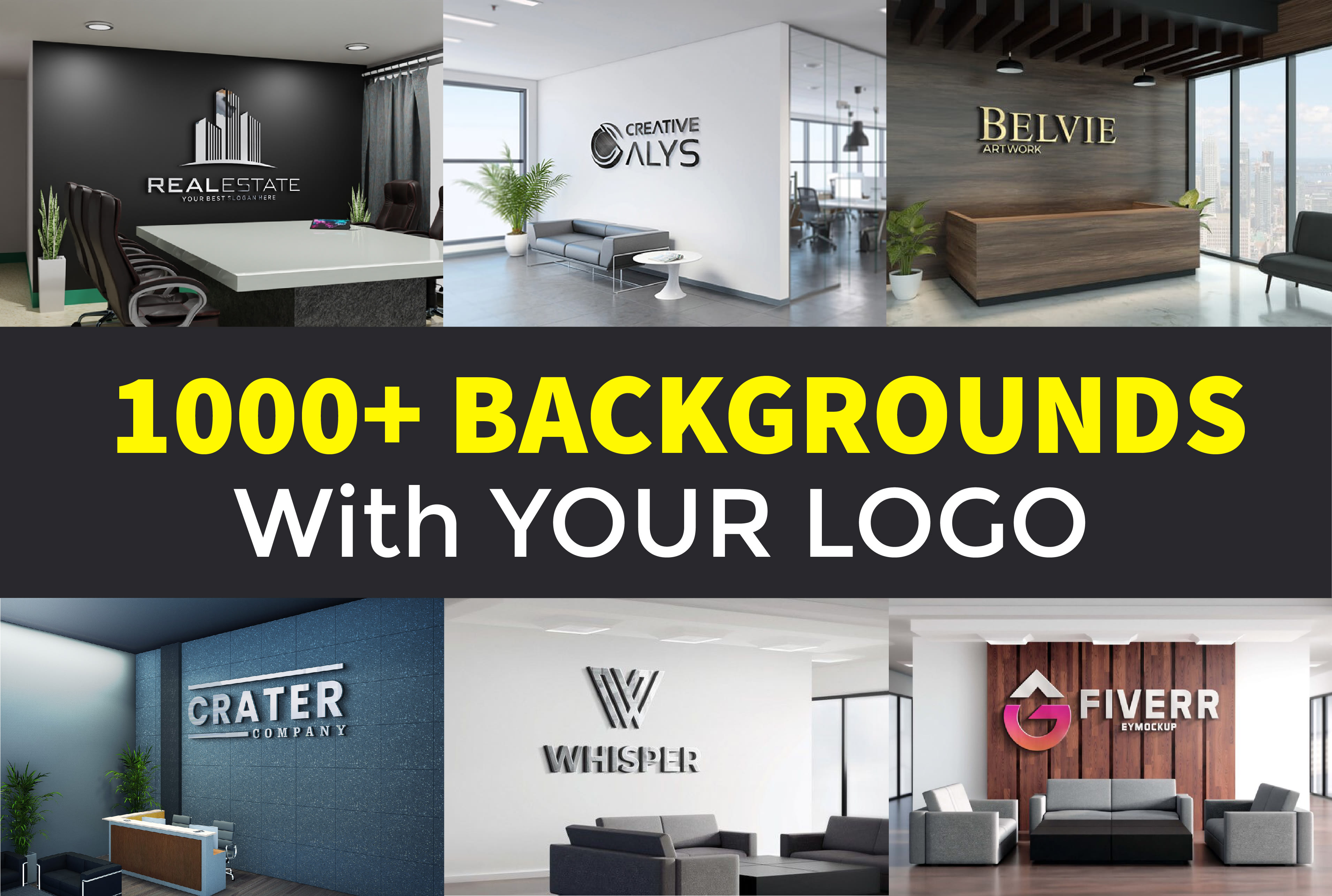 Design a custom zoom virtual background with your logo by Quaaly | Fiverr