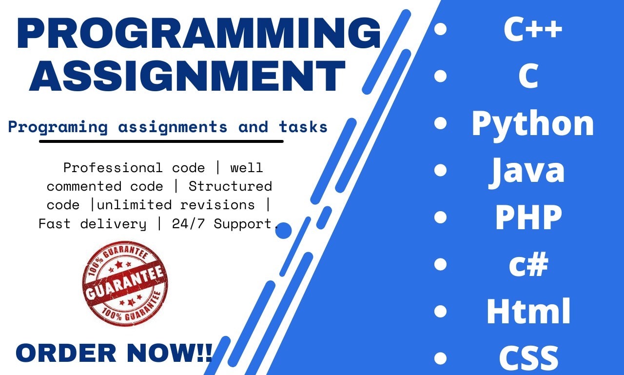 24/7 C Programming Assignment Help (Chat Now)